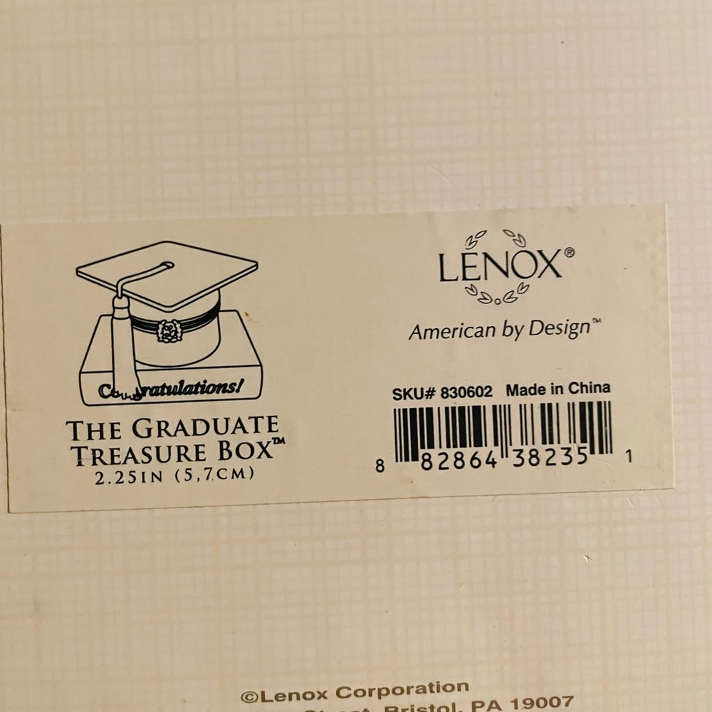 Lenox The Graduate Treasure Box